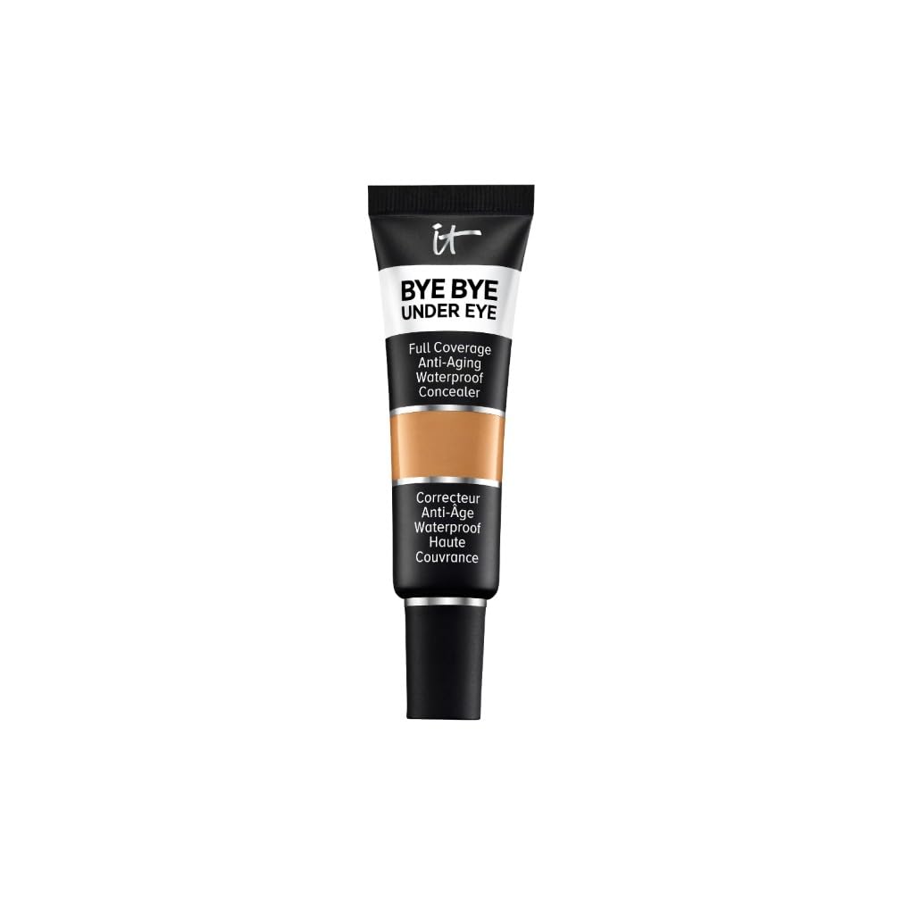 IT Cosmetics Bye Bye Under Eye Concealer, 12 ml, Hochpigmentiert, Hautglättend und feuchtigkeitsspendend, Für ein natürliches Finish, Wasserfest und nicht krümelnd
