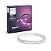 Philips Hue White and Color Ambiance LightStrip Plus Dimmable LED Smart Light, Works with Alexa, Apple HomeKit, and Google Assistant