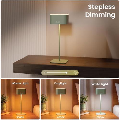 Image of Icon Sleek Rechargeable Table Lamp with Warm & Cool Light