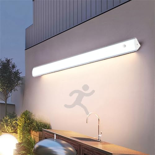 Applique Murale avec Détecteur de Mouvement Étanche IP65 Lampe LED 60cm