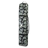 Género: Hombre Burton Space Sack Graffiti Camo - Funda de snowboard para hombre, talla 156, color verde