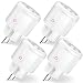 Produktbild SURFOU WLAN Steckdose 16A, Smart Plug kompatibel mit Alexa, Google Assistant, Sprachsteuerung, Stromverbrauch Messen, Zeitschaltuhr, APP Fernsteuerung, 2,4GHz, 4 PCs, Weiß, Mini