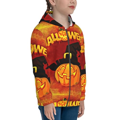 Happy Avocado Kid Hoodies Boys Zip Up Sweatshirts Girls Pullover with Pocket4