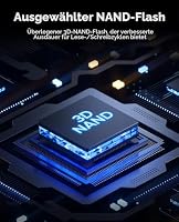ORICO 2TB M.2 2280 SATA SSD, SATA III 6Gbps M2 SSD mit B+M Schlüssel, 500MB/s Internes Solid State Laufwerk für Desktop/Laptop - Y20M – Ansicht 6