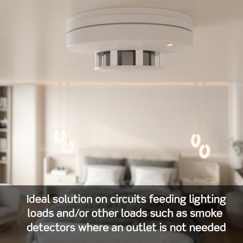 Image of Leviton Blank Face AFCI, 20 Amp, Self Test, LED Indicator Light, Provides AFCI Protection Where an Outlet is not Needed, AFRBF-T, Light Almond