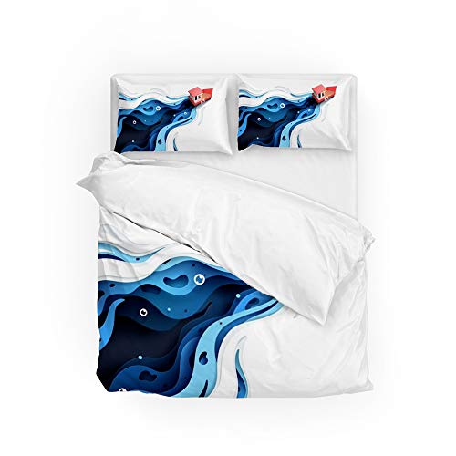 Parure de lit légère super douce en microfibre de polyester CHEHONG - 2