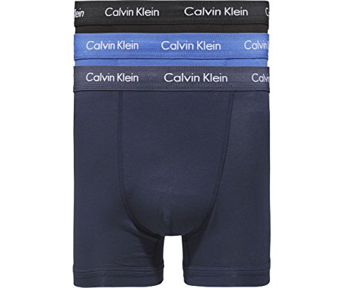 Calvin Klein Homme Boxer Lot De 3 Caleçon sous-Vêtement, Multicolour (C-Black/Blu/Blu Other Version), M