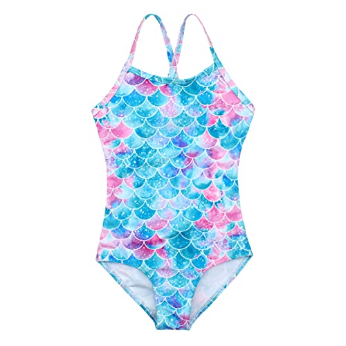 Image of Girls One Pieces Swimsuit Cute Swimwear Bathing Suits 2-12 Years