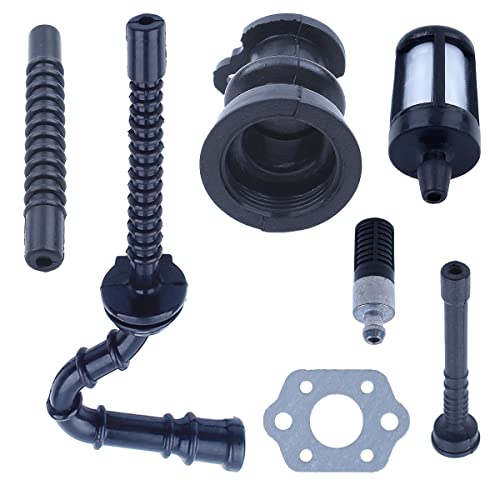 Image of 1X Intake Manifold Fuel Oil Filter Impulse Line Kit For Stihl MS250 025 023 021, Intake Manifold, Fuel Filter, Fuel Line, Oil Filter, Oil Line, Impulse Line, Carburetor Gasket