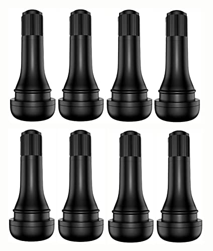 8Pc Campbell Hausfeld Tubless Tire Valve Stems Tr-413 1-1/4" Quick Snap-In Universal Replacement Heavy-Duty Heat & Climate Resistant Rubber 0.453 Dia. Au1041 #TOP15