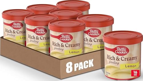 Betty Crocker Rich & Creamy Lemon Frosting, Gluten Free, 16 ...