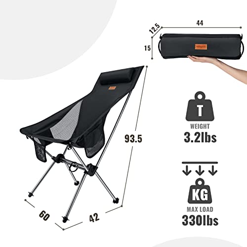 MATEPROX Sedia Pieghevole da Campeggio con