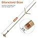 3.5FT Copper Lightning Rod Kit with 4FT Ground Rod and Down Conductor Clamp UL Listed,Great for House Roof,Signal Tower,Oil Tankers