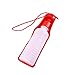 YOUTHINK Chien Bouteille d'eau, Portable Pet Voyage Eau Boisson Tasse Distributeur Voyage Bouteille d'eau Bol(Rouge-250Ml)
