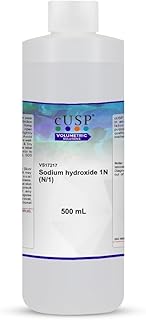 Sodium Hydroxide 1N (N/1) - 500mL | Accurate Lab-Grade NaOH Solution for pH & Chemical Analysis