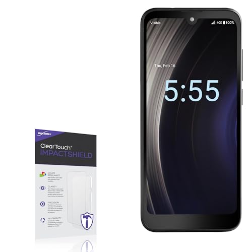 BoxWave Screen Protector Compatible With Orbic Joy 4G - ClearTouch ImpactShield (2-Pack), Impenetrable Screen Protector Flexible Film