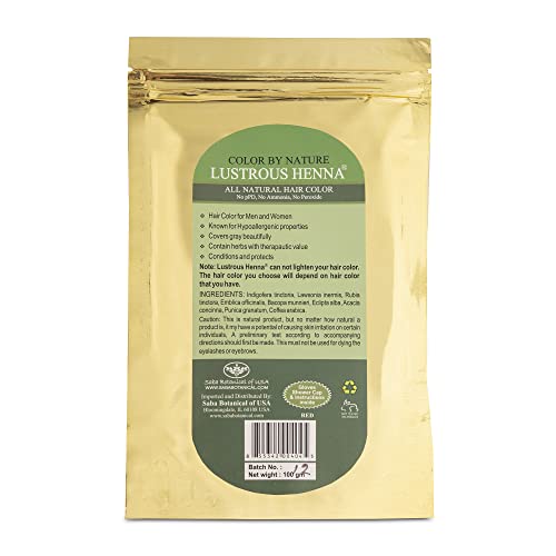 Henna color rojo natural 100 gramos miniatura 2