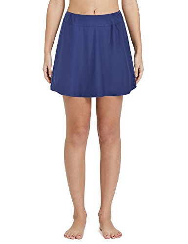 Nonwe Women's Swim Bottom Skirted Strechable Plain