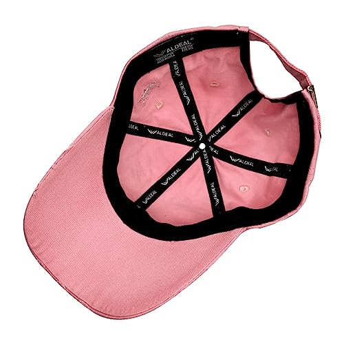 Waldeal Blessed Hat For Women, Vintage Classic Adjustable Baseball Cap Pink #TOP5