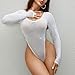 iiniim Women's Mesh See Through Bodysuit Lingerie High Cut Leotard Monokini Sling Shot Swimwear Type D One Size