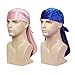 ASHILISIA 2 PCS Crushed Velvet Wave Durag – Premium Soft Durag Headwear with Extra Long Tail Perfect for 360 Waves