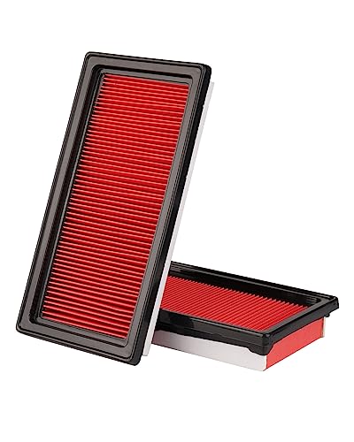 Image of 2-Pack Engine Air Filters for 12-19 Nissan Versa,12-22 March,19-14 Note | for 19-14 Versa Note,19-15 Micra,18-16 Tiida,26-20 V-Drive Replace#16546-1HK01, Engine Filter Replacement Car Accessories