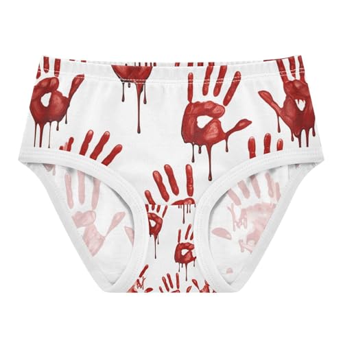 Realistic Bloody Hand Halloween Toddler Girls's Underwear 2T 202c1846