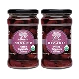DIVINA Organic Pitted Kalamata Olives, 10.2 oz (2-Pack)