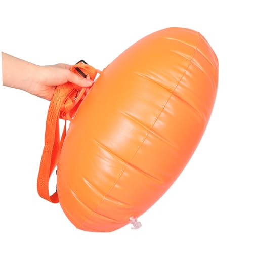 Boya de natación inflable para adultos color naranja miniatura 3