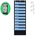Produktbild Bluesees Hänge-Organizer, 10 Taschen, Wand-Hängemappen, Organizer, Aufbewahrung, vertikale Chart-Hängemappe, ideal für Papier, Ordner, Rechnungen und Diagramme zu Hause, Büro oder Schule