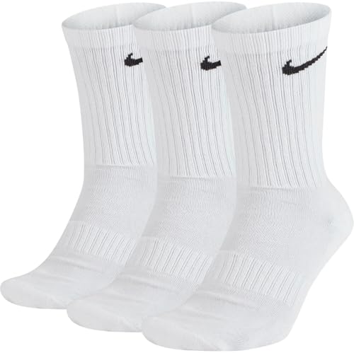 Nike Training Dri-Fit Socks Socken 3er Pack (DE/NL/SE/PL, Numerisch, 38, 42, Regular, Regular, white)