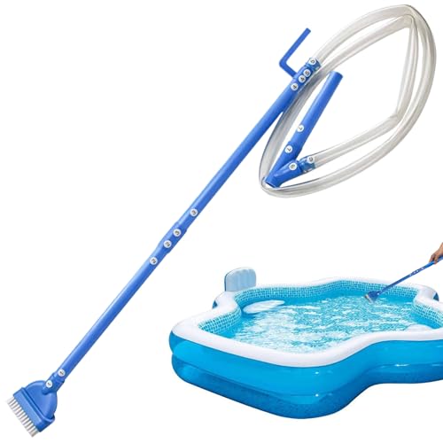 Moxeupon Aspirador para Bañeras de Hidromasaje - Aspirador Portátil para Bañera de Hidromasaje,Herramienta Manual Portátil para Limpieza Segura de Fondo en Piscinas Inflables con Suciedad y