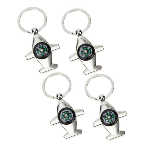 Brújulas llavero 4 piezas para camping y viaje