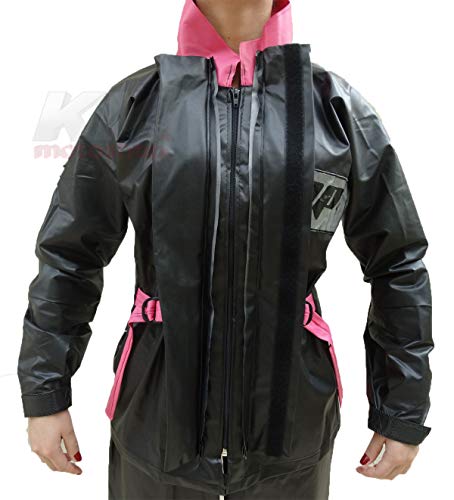Capa de Chuva Para Motoqueiro Feminina Blusa E Calça Pvc Impermeavel Pantaneiro G