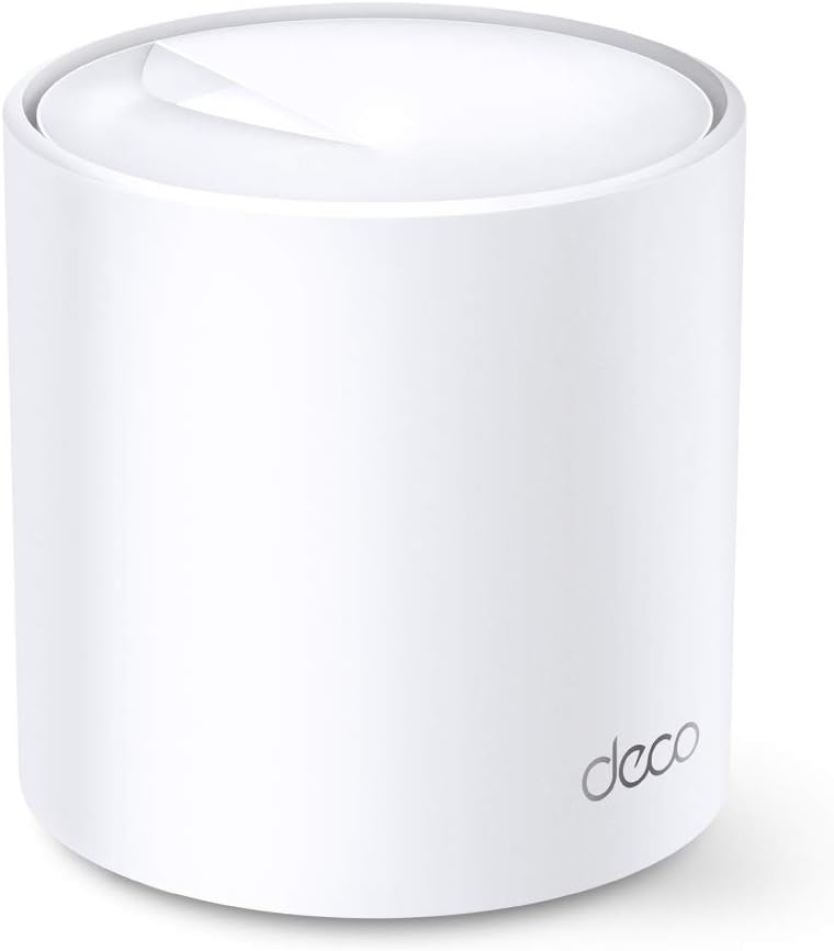 Deco X20(1-Pack) AX1800 Whole Home Mesh Wi-Fi System, Next-Gen Wi-Fi 6, ODFMA, MU-MIMO, HomeCare Build-in Antivirus, Parental Control, Compatible with Alexa (Covers Up to 2200 sq ft)