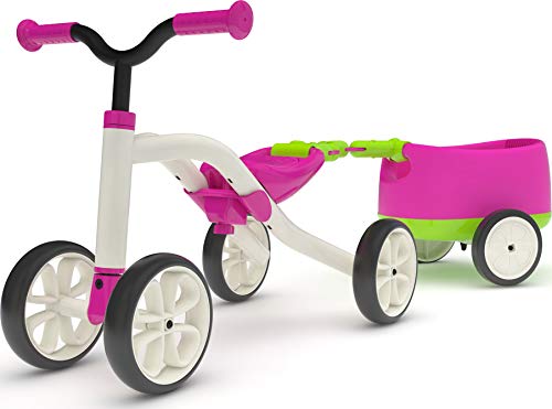 Chillafish 4-Wheeler Ride-On for Ages 1-3 with Trailer, 3 Seat