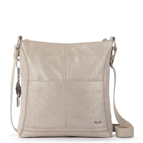 Image of The Sak Lucia Leather Crossbody Purse - Premium Leather Women's Handbag for Everyday & Travel - Cross Body Bag With Zipper