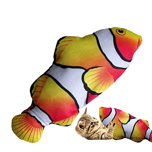 Flopping Fish Toy for Dogs - gato peixe em movimento elétrico com bolsa catnip - Brinquedo para cach