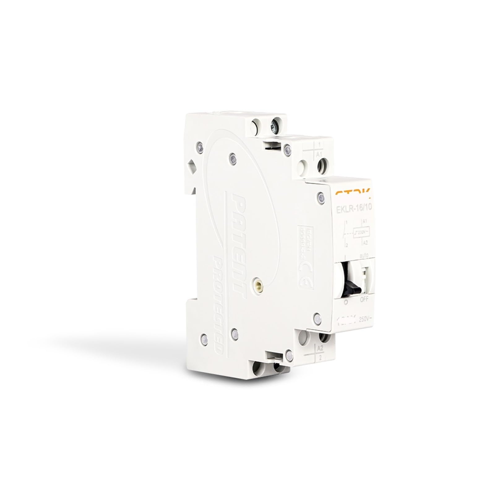 Relais à impulsions 1P 16A bistable domestique avec bobine 24V CA et 12V CC pour tableau électrique