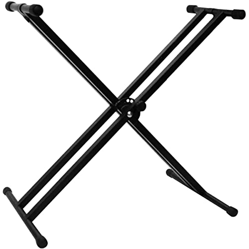 Alesis Q88 Mkii - 88 Key Usb Midi Keyboard Controller & Chromacast Godpsmusic Cc-Kstand Double Braced X-Style Pro Series Keyboard Stand #TOP4