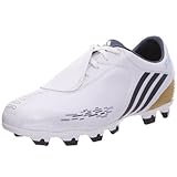 Material: Synthetik adidas, Herren Fußballschuhe, Weiß - Blanc/Marine/or métallique - Größe: 45 1/3 EU
