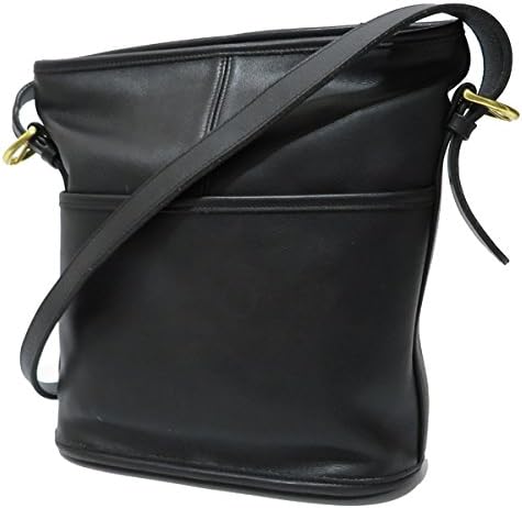 Amazon Coach コーチ オールドコーチ グローブレザー ショルダーバッグ ブラック 黒 4153 メンズ 革鞄 19293 中古 ショルダーバッグ