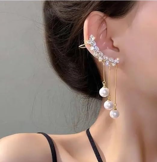 Image of Bottega-Inspired Chunky Korean Stylish Earrings | Big Party Statement Studs | Celebrity Fashion Jewellery | Gifts For Women and Girls