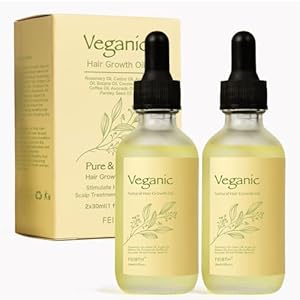 Veganel Hair Growth Oil, Veganel Natural Hair Growth Oil, Veganel Hair Oil for Hair Growth for Men and Women 2pcs