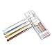 GOOHOCHY 8pcs Crystal Transparent Soft Bristle Toothbrushes for Adults Ergonomic Slip Handle for Travel and Home Use in Two Boxes