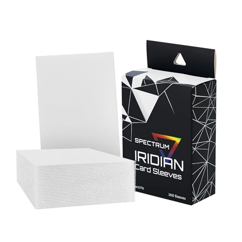 BCW Spectrum Iridian Matte Card Sleeves | Pack of 100 | White MTG Card Sleeves for All 2.5