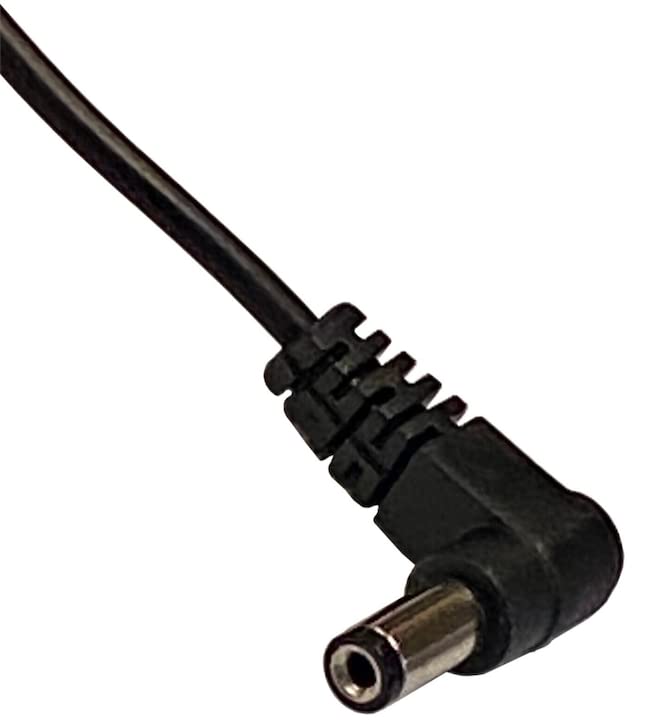 Cable de alimentación DC 5.5mm x 2.1mm ángulo recto 5 pzas miniatura 4