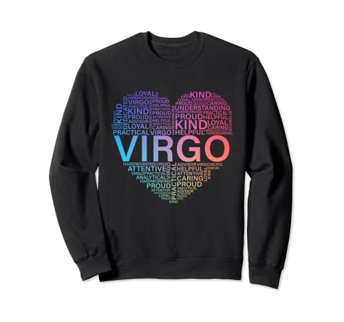 Virgo Heart Birthday Astrology Zodiac Sign Women Men Felpa