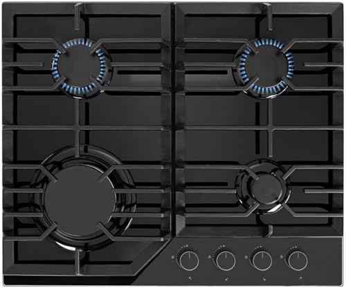 Kernau KGH 6431 CI B, Encimera de gas, Black