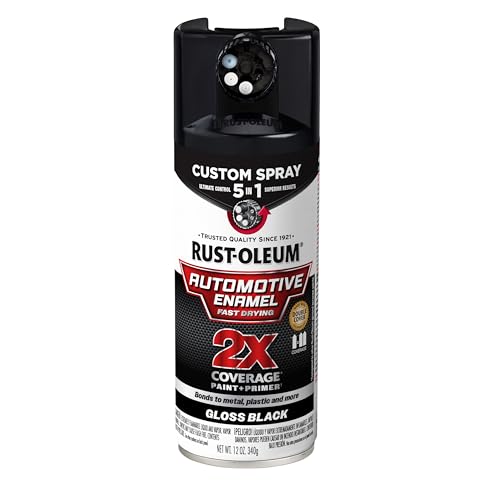 How Many Cans of Spray Paint to Paint a Car? The Guide 6 Rust-Oleum 2X Automotive Enamel Custom Spray 5-in-1 Spray Paint, 12 oz, Gloss Black